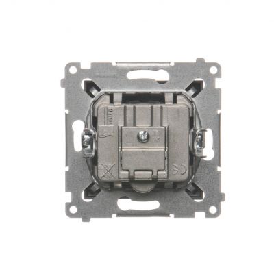 Simon 54 Gniazdo TV-DATA. Dwa porty wyjściowe typu "F" . Częstotliwość dla wejścia 5-1000 MHz antracyt DAD1.01/48 KONTAKT (DAD1.01/48)