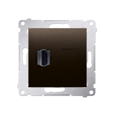 Simon 54 Gniazdo HDMI brąz mat DGHDMI.01/46 KONTAKT (DGHDMI.01/46)
