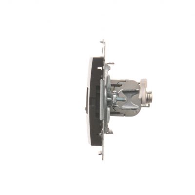 Simon 54 Gniazdo komputerowe pojedyncze RJ45 kategoria 6 ekranowane z przesłoną przeciwkurzową brąz mat D61E.01/46 KONTAKT (D61E.01/46)