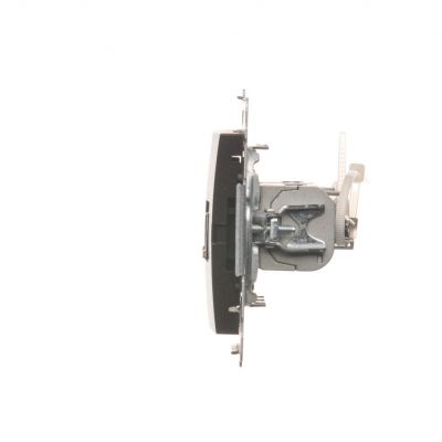 Simon 54 Gniazdo komputerowe podwójne RJ45 kategoria 6 ekranowane z przesłoną przeciwkurzową brąz mat D62E.01/46 KONTAKT (D62E.01/46)