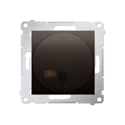 Simon 54 Łącznik zdalnie sterowany z przekaźnikiem 8(2) A 230V brąz mat *Wymagana instalacja 3-przewodowa DWP10P.01/46 KONTAKT (DWP10P.01/46)