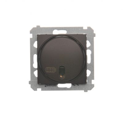 Simon 54 Łącznik zdalnie sterowany z przekaźnikiem 8(2) A 230V brąz mat *Wymagana instalacja 3-przewodowa DWP10P.01/46 KONTAKT (DWP10P.01/46)