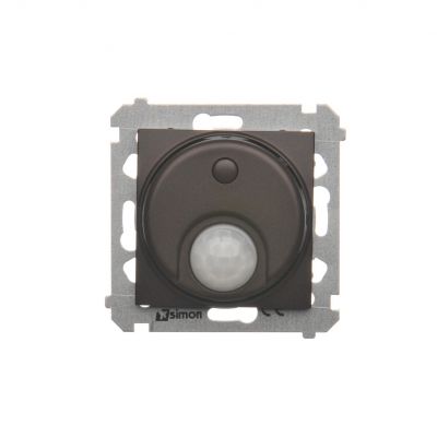 Simon 54 Łącznik z czujnikiem ruchu z przekaźnikiem 8(2) A 230V brąz mat *Wymagana instalacja 3-przewodowa DCR10P.01/46 KONTAKT (DCR10P.01/46)