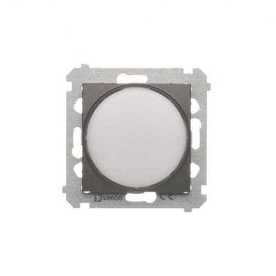 Simon 54 Sygnalizator świetlny LED – światło białe 230V brąz mat DSS1.01/46 KONTAKT (DSS1.01/46)