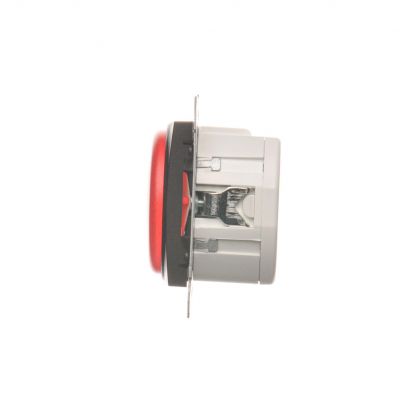 Simon 54 Sygnalizator świetlny LED – światło czerwone 230V brąz mat DSS2.01/46 KONTAKT (DSS2.01/46)