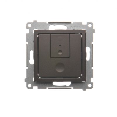 Simon 54 Ściemniacz dwuprzyciskowy 40–500 W (300 VA) brąz mat D75310.01/46 KONTAKT (D75310.01/46)