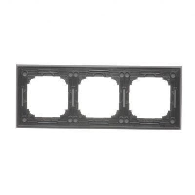 Simon 55 Ramka potrójna 3-krotna Nature Szkło mrożone szare TRN3/176 KONTAKT (TRN3/176)