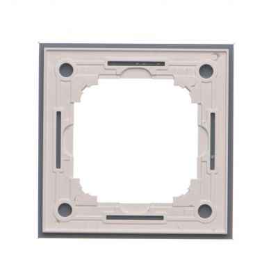Simon 55 Ramka pojedyncza 1-krotna Nature Szkło mrożone błękitne TRN1/180 KONTAKT (TRN1/180)
