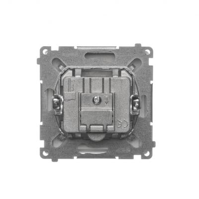 Simon Basic Gniazdo antenowe TV-DATA 1x wejście: 5–1000 MHz satynowy BMAD1.01/29 KONTAKT (BMAD1.01/29)