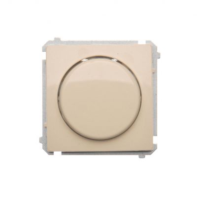 Simon Basic Ściemniacz naciskowo-obrotowy jednobiegunowy do LED ściemnialnych 230V beż BMS9L.01/12 KONTAKT (BMS9L.01/12)