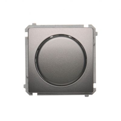 Simon Basic Ściemniacz naciskowo-obrotowy jednobiegunowy do LED ściemnialnych 230V stal inox BMS9L.01/21 KONTAKT (BMS9L.01/21)
