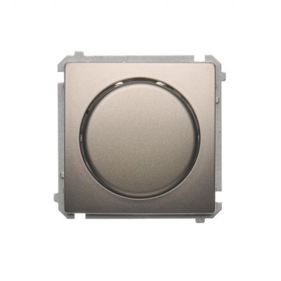 Simon Basic Ściemniacz naciskowo-obrotowy jednobiegunowy do LED ściemnialnych 230V satynowy BMS9L.01/29 KONTAKT (BMS9L.01/29)