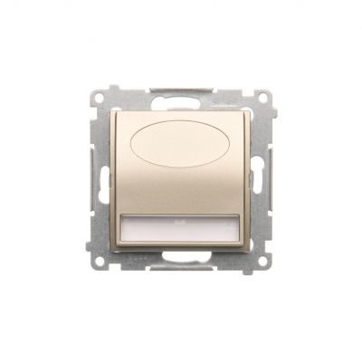 Simon 54 Oprawa oświetleniowa LED 14 V DC 0.56 W białe neutralne 4000 K złoty mat !Wymagany zasilacz 14V DOS14B.01/44 KONTAKT (DOS14B.01/44)