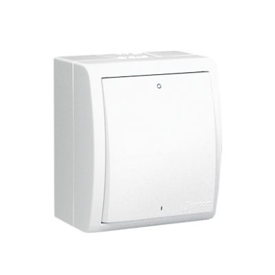 Simon Aquarius Łącznik dwubiegunowy bryzgoszczelny IP54 10A 250V zaciski śrubowe biały AQW2/11 KONTAKT (AQW2/11)