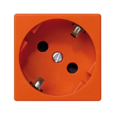 Simon Connect Gniazdo K45 schuko 16A/230V pomarańczowy K01/7 KONTAKT (K01/7)
