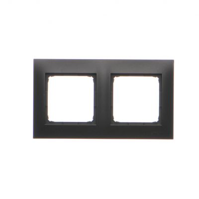 Simon 54 Premium Ramka 2-krotna PREMIUM IP20 / IP44 czarny DR2/49 KONTAKT (DR2/49)