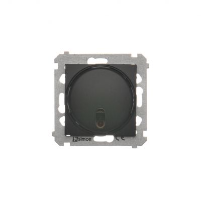Simon 54 Ściemniacz naciskowy i zdalnie sterowany 20–500 W czarny DS13T.01/49 KONTAKT (DS13T.01/49)