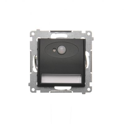Simon 54 Oprawa oświetleniowa LED z czujnikiem ruchu 14 V DC 0.78 W białe ciepłe 3100 K czarny !Wymagany zasilacz 14V DOSC14.01/49 KONTAKT (DOSC14.01/49)