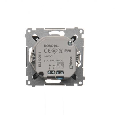 Simon 54 Oprawa oświetleniowa LED z czujnikiem ruchu 14 V DC 0.78 W białe ciepłe 3100 K czarny !Wymagany zasilacz 14V DOSC14.01/49 KONTAKT (DOSC14.01/49)
