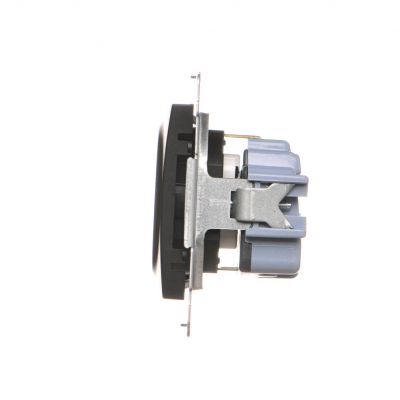 Simon 54 Gniazdo Schuko z przesłonami 16A 250V zaciski śrubowe czarny DGSz1Z.01/49 KONTAKT (DGSz1Z.01/49)
