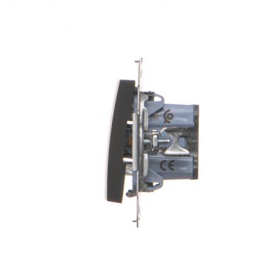 Simon 54 Łącznik schodowy 16A 250V zaciski śrubowe czarny DW6A.01/49 KONTAKT (DW6A.01/49)