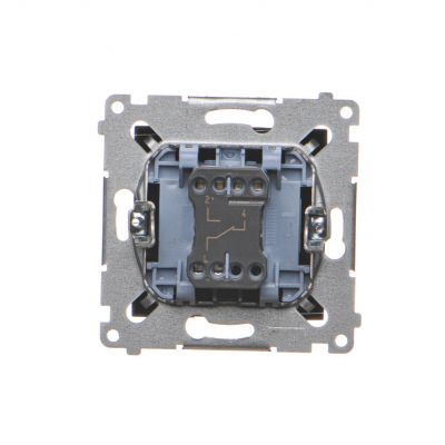 Simon 54 Łącznik schodowy 16A 250V zaciski śrubowe czarny DW6A.01/49 KONTAKT (DW6A.01/49)