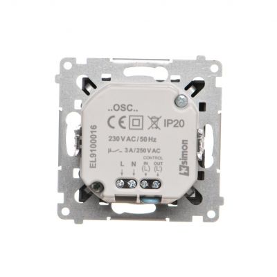 Simon 54 Oprawa oświetleniowa LED z czujnikiem ruchu 230 V AC 1.4 W białe zimne 5900 K czarny DOSCA.01/49 KONTAKT (DOSCA.01/49)