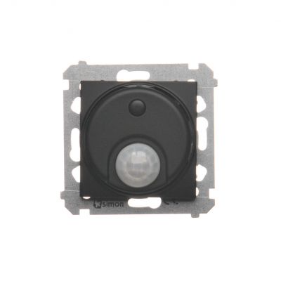 Simon 54 Łącznik z czujnikiem ruchu z przekaźnikiem 8(2) A 230V czarny *Wymagana instalacja 3-przewodowa DCR10P.01/49 KONTAKT (DCR10P.01/49)