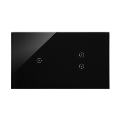 Simon 54 Touch Panel dotykowy S54 Touch 2 moduły 1 pole dotykowe + 2 pola dotykowe pionowe zastygła lawa DSTR213/73 KONTAKT (DSTR213/73)