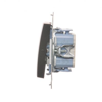 Simon 54 Łącznik krzyżowy podwójny 10A 250V szybkozłączka brąz mat DW7/2.01/46 KONTAKT (DW7/2.01/46)