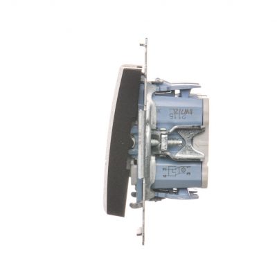 Simon 54 Łącznik krzyżowy podwójny z podświetleniem 10A 250V szybkozłączka brąz mat DW7/2L.01/46 KONTAKT (DW7/2L.01/46)