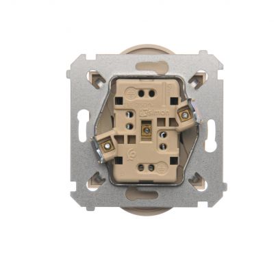 Simon 54 Nature Gniazdo wtyczkowe z uziemieniem z przesłonami podwójne do ramek NATURE 16A 250V zaciski śrubowe kremowy DGZ2MZN.01/41 KONTAKT (DGZ2MZN.01/41)