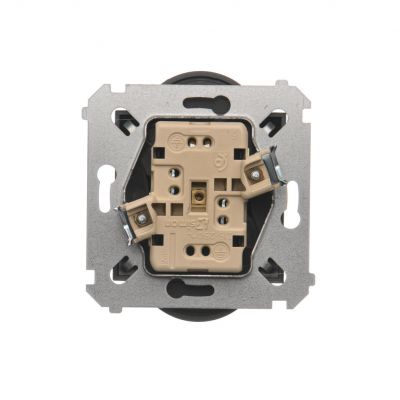 Simon 54 Nature Gniazdo wtyczkowe z uziemieniem z przesłonami podwójne do ramek NATURE 16A 250V zaciski śrubowe antracyt DGZ2MZN.01/48 KONTAKT (DGZ2MZN.01/48)