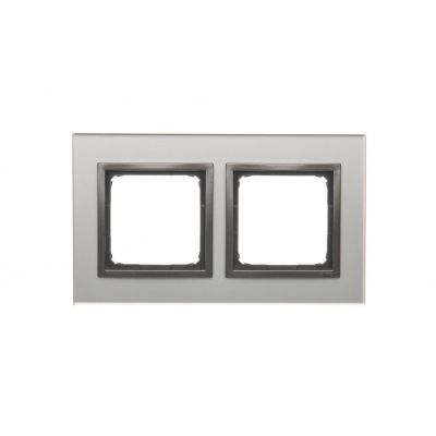 Simon 54 Nature Ramka 2-krotna Nature-Szkło BURZOWA CHMURA IP20/IP44* (*IP44-należy zastosować zestaw uszczelek DUN2) DRN2/72 KONTAKT (DRN2/72)