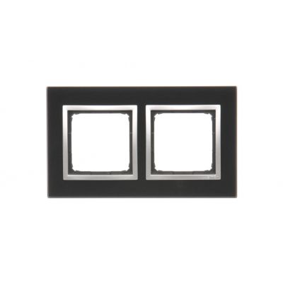 Simon 54 Nature Ramka 2-krotna Nature-Szkło KSIĘŻYCOWA LAWA IP20/IP44* (*IP44-należy zastosować zestaw uszczelek DUN2) DRN2/74 KONTAKT (DRN2/74)