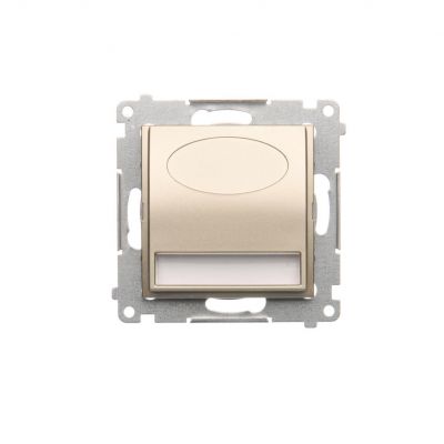 Simon 54 Oprawa oświetleniowa LED 230 V AC 1.1 W białe ciepłe 3100 K szłoty mat DOS.01/44 KONTAKT (DOS.01/44)