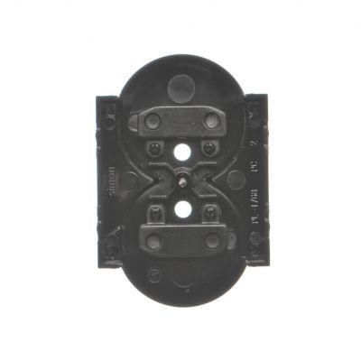 Simon 55 Pokrywa gniazda wtyczkowego podwójnego do: SGZ2CM Czarny mat TGZ2MZP/149 KONTAKT (TGZ2MZP/149)
