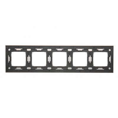 Simon 54 Nature Ramka 5-krotna Nature-Szkło BURZOWA CHMURA IP20/IP44* (*IP44-należy zastosować zestaw uszczelek DUN5) DRN5/72 KONTAKT (DRN5/72)