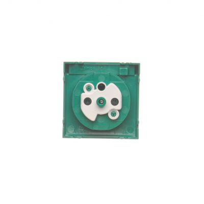 Simon 54 Pokrywa gniazda do wersji IP44 z przesłonami zielona *Wymagana uszczelka IP44 do ramki DGZ1BUZP/33 KONTAKT (DGZ1BUZP/33)