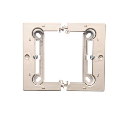 Simon Basic Neos Puszka natynkowa pojedyncza składana do ramek Basic NEOS. Głębokość 40 mm. (1 szt. PSCS/.. = 2 elementy) satynowy PSCS/29 KONTAKT (PSCS/29)