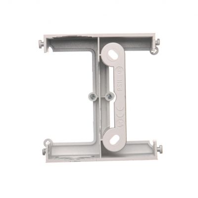 puszki instal. Puszka natynkowa głęboka (40mm) - element rozszerzający do puszki PSC do ramek wielokrotnych srebrny mat PSH/43 KONTAKT (PSH/43)