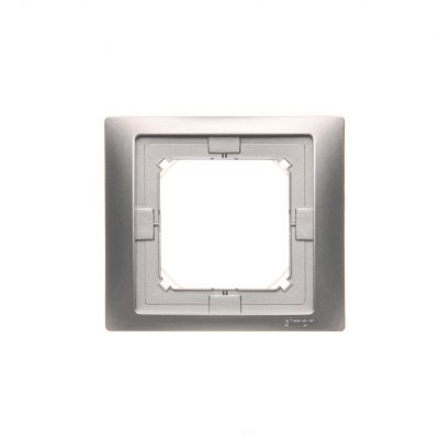 Simon Basic Neos Ramka 1-krotna NEOS do wersji bryzgoszczelnej IP44 z uszczelką stal inox BMRC1B/21 KONTAKT (BMRC1B/21)