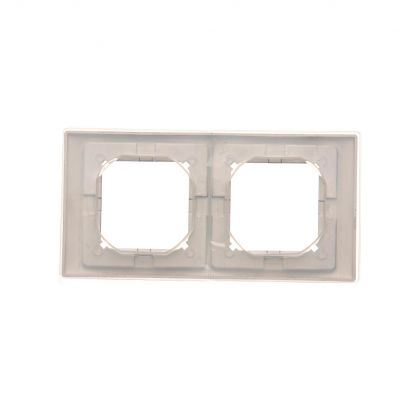 Simon Basic Neos Ramka 2-krotna NEOS do wersji bryzgoszczelnej IP44 z kompletem uszczelek stal inox BMRC2B/21 KONTAKT (BMRC2B/21)