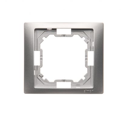 Simon Basic Neos Ramka 1-krotna NEOS srebrny mat BMRC1/43 KONTAKT (BMRC1/43)
