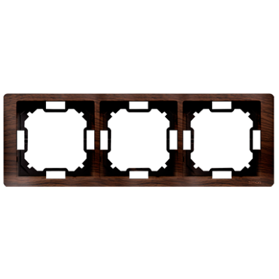 Simon Basic Neos Ramka 3-krotna NEOS – uniwersalna poziom i pion dębowy BMRC3/051 KONTAKT (BMRC3/051)