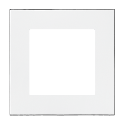 Simon 55 Ramka pojedyncza 1-krotna DUO Biała podstawa chrom TRD1.163/111 KONTAKT (TRD1.163/111)