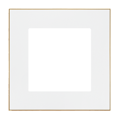 Simon 55 Ramka pojedyncza 1-krotna DUO Biała podstawa złota TRD1.166/111 KONTAKT (TRD1.166/111)