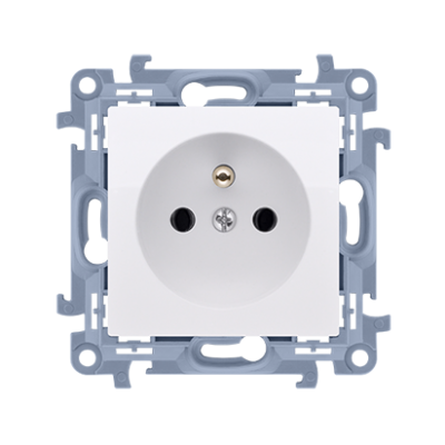 SIMON 10 gniazdo pojedyncze z uziemieniem CGZ1.01/11 KONTAKT (CGZ1.01/11)