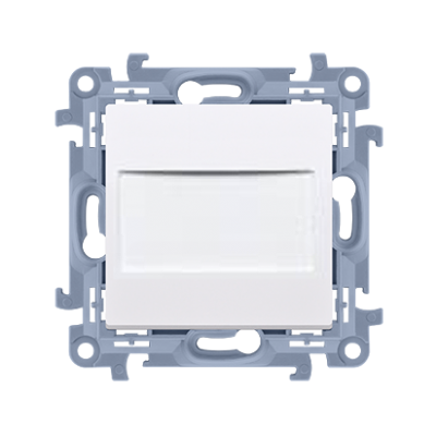 Simon 10 Zaślepka ramki . Mocowanie za pomocą łapek lub wkrętów biały CPS.01/11 KONTAKT (CPS.01/11)