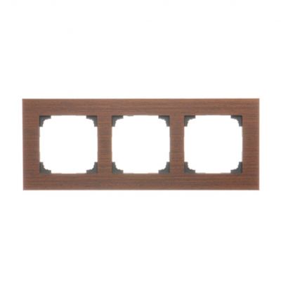 Simon 55 Ramka potrójna 3-krotna Nature Orzech TRN3/187 KONTAKT (TRN3/187)